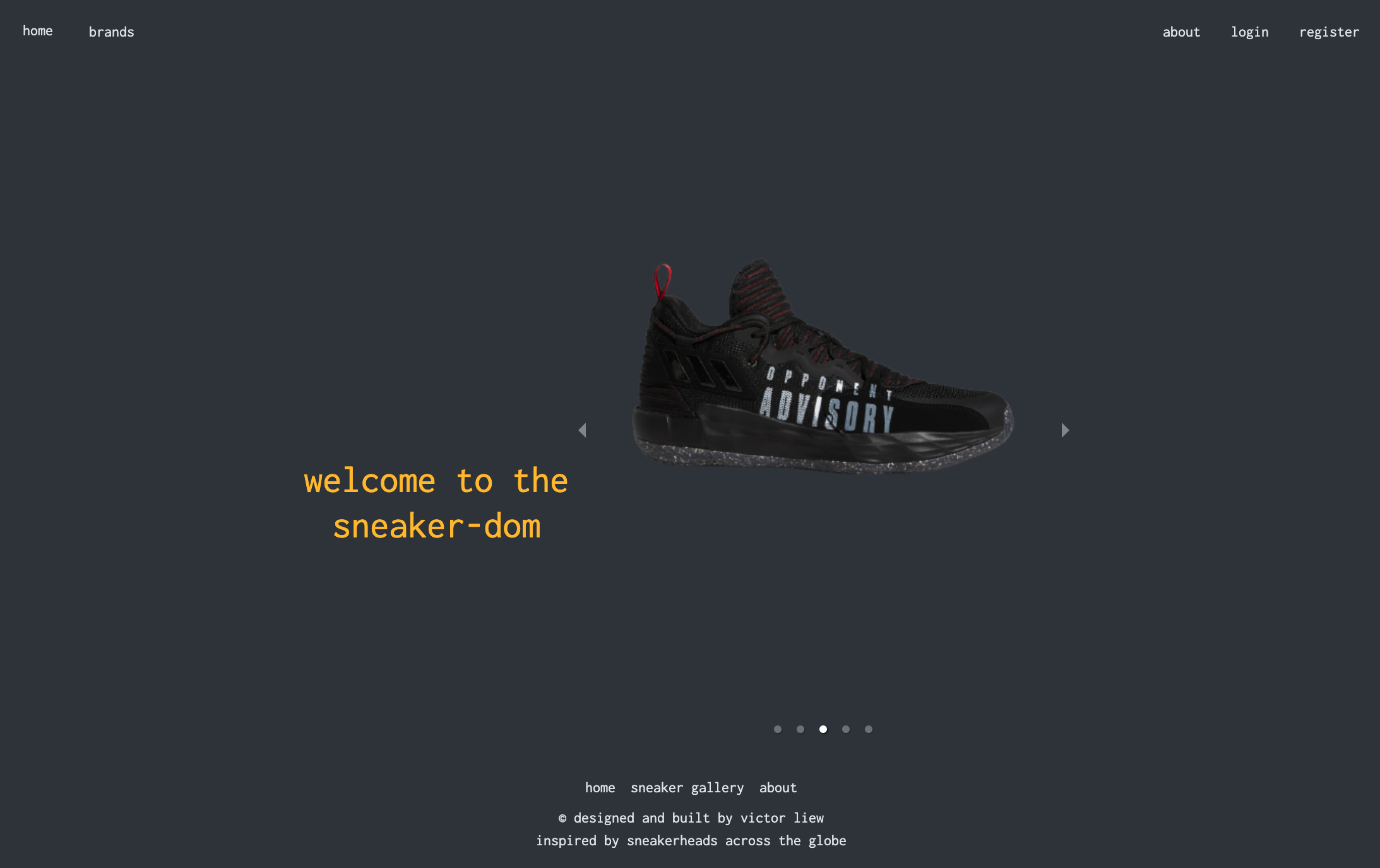 project 4 homepage